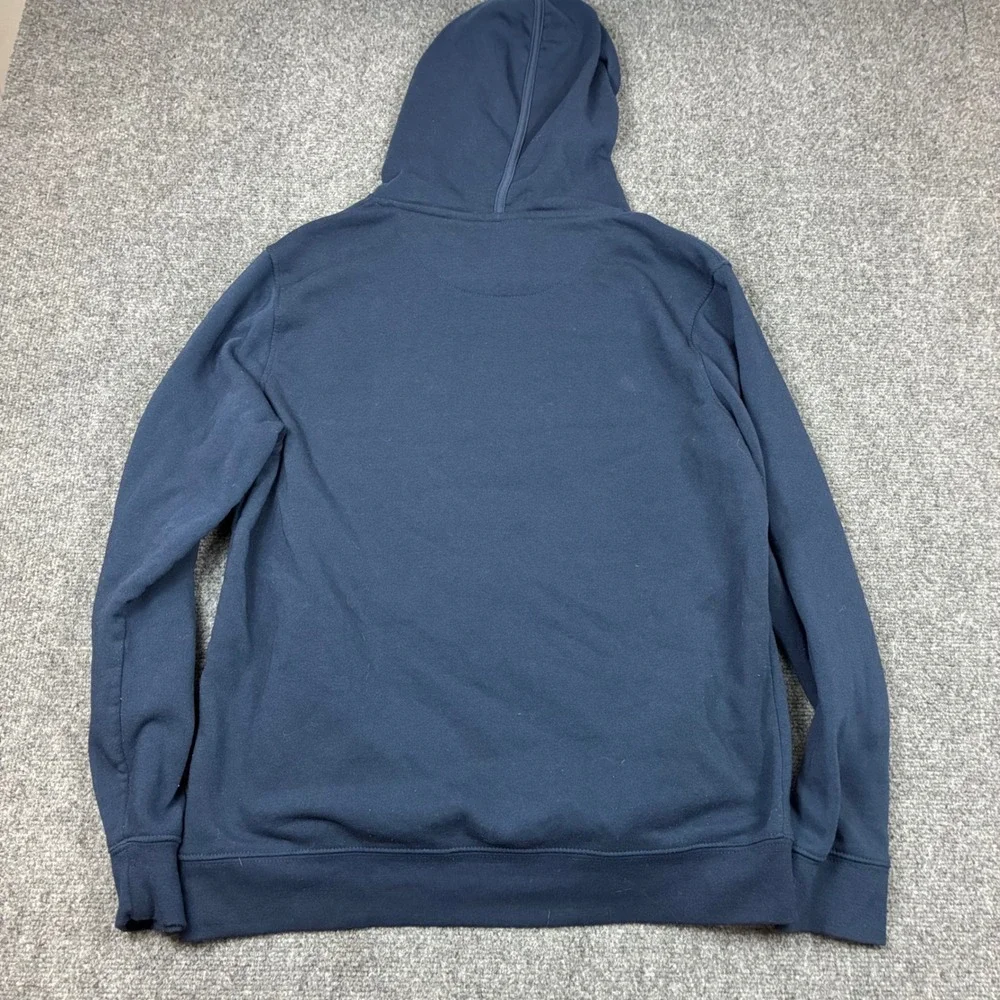 NBA New Orleans Pelicans Hoodie Navy Blue Fleece Pullover Mens Size Large